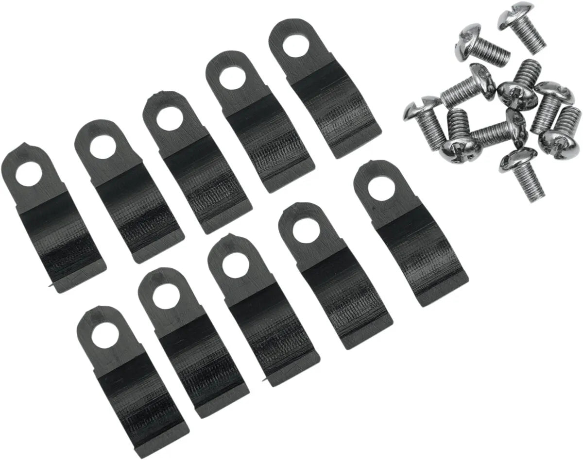 Drag Specialties Anti-rattle Clutch Lever Clip 10-pack