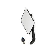 Daytona Aluminum Flat Mirror - Black