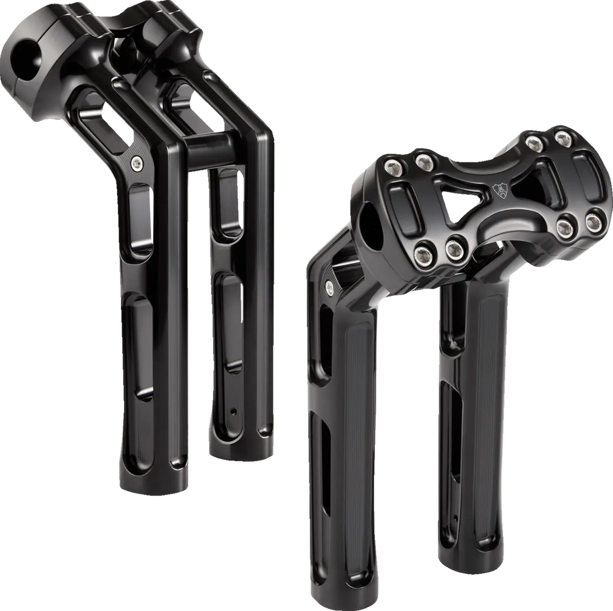 Arlen Ness Wayback Risers 10" Black for Harley '24+ Bagger Models
