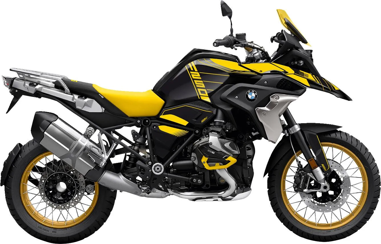Uniracing Decal Kit Complete For Bmw - Yellow