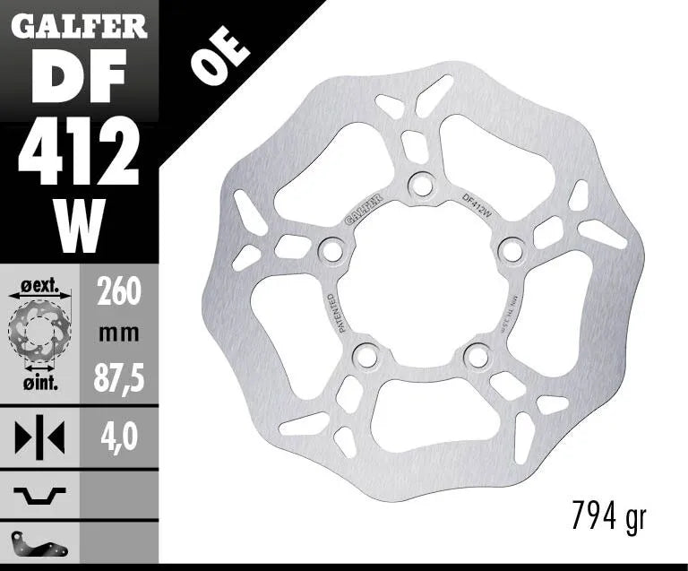 Galfer Wave® Bremsscheibe für Motorräder