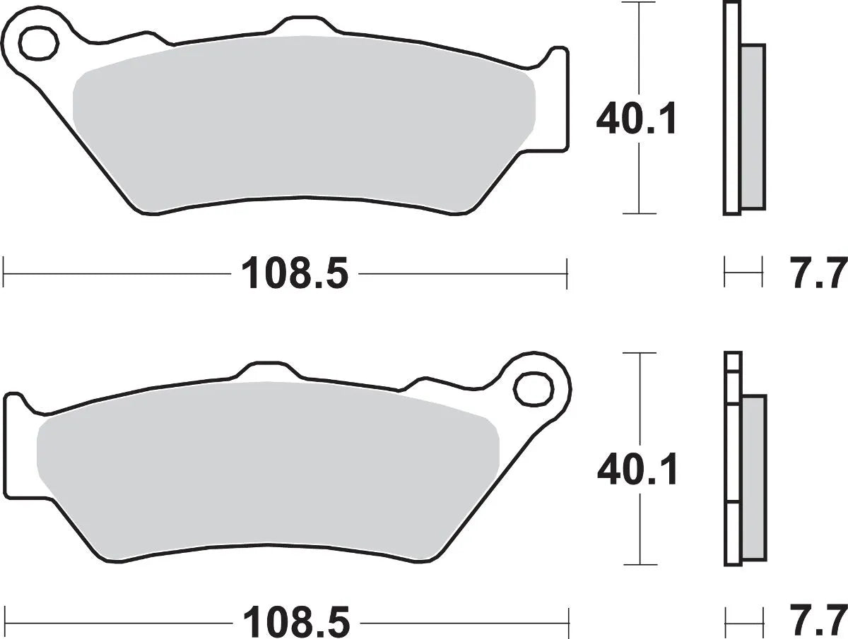 Sbs Ls Street Excel Sintermetall Bremsbeläge Hinten - Vorne & Hinten