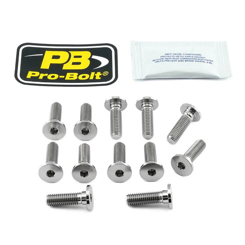 Pro Bolt Titanium Bremsscheiben Bolzen Kit