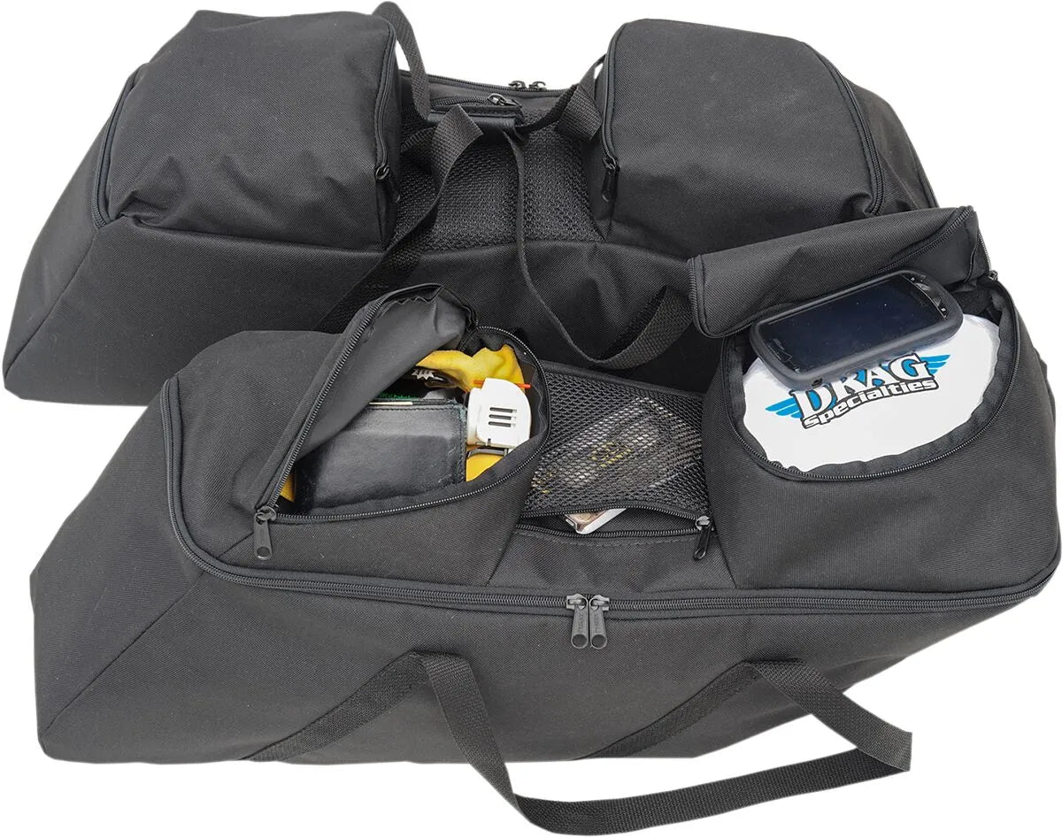Drag Specialties Saddlebag Liners - Black Polyester