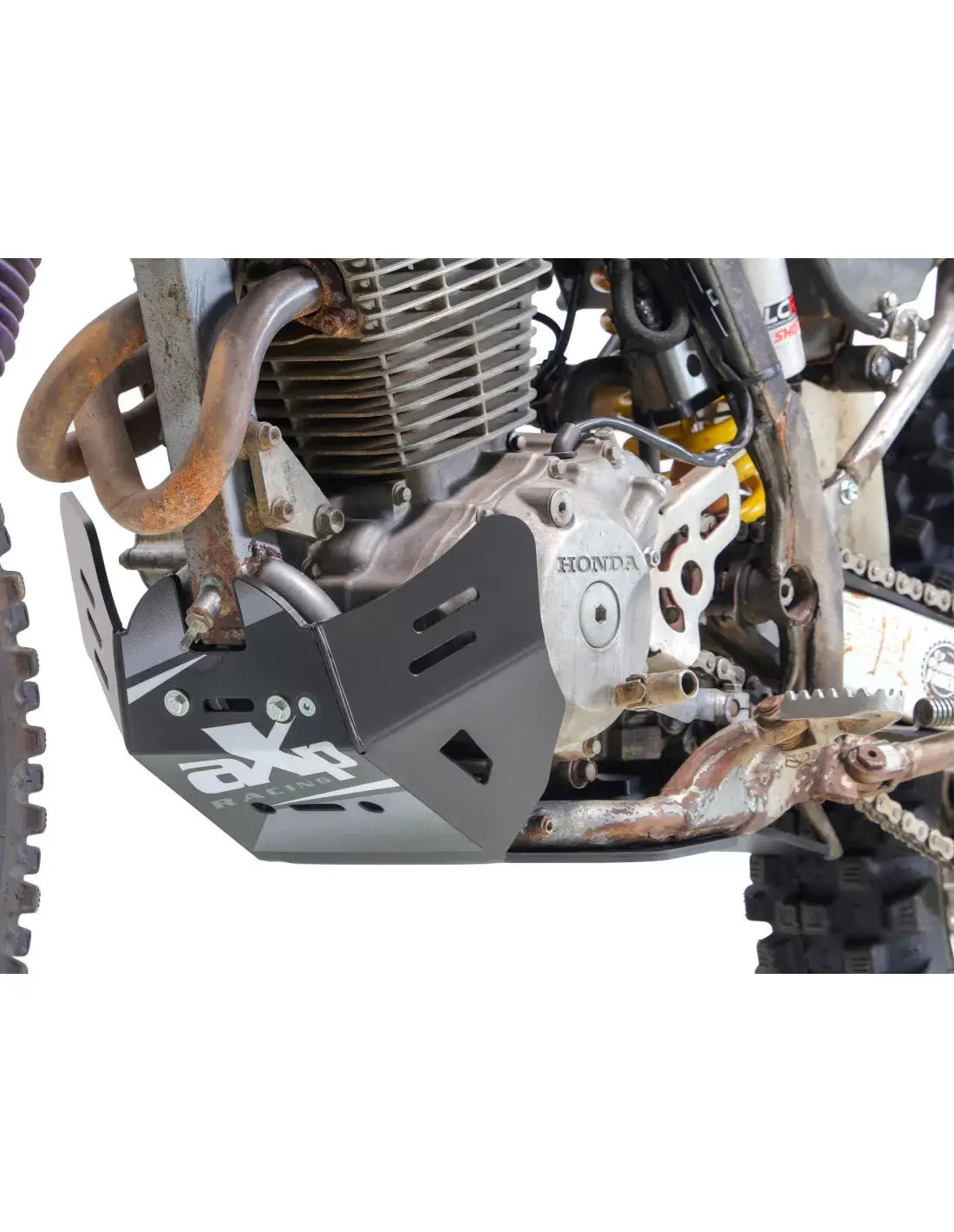 Axp Racing Adventure Skid Plate Black 8mm thick for Honda XR400R