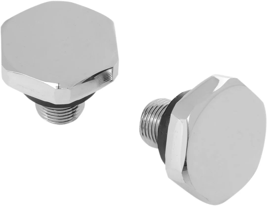 Drag Specialties Chrome Fork Tube Plugs And Caps