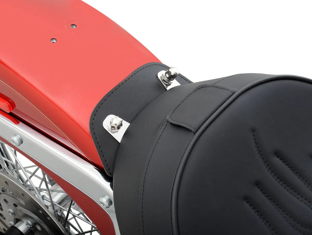 Drag Specialties Backrest Compatible Solo Seat - For Harley Davidson