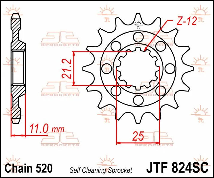 Jt Sprockets Front Sprocket 520 13t