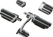 Kuryakyn Pilot Foot Pegs - Chrome & Black
