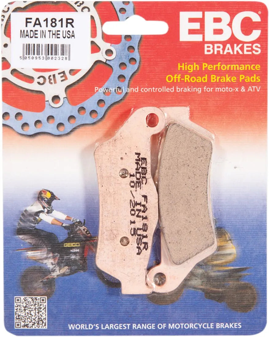 Ebc Fa181r Sintered Bronze Brake Pads For Leisure Use - Front & Rear