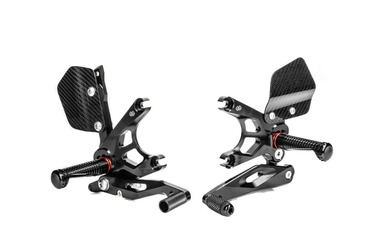 Gilles Tooling Fxr Rearset - Black Aluminum