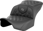 Saddlemen Roadsofa Lattice Stitch Seat - For Harley Davidson