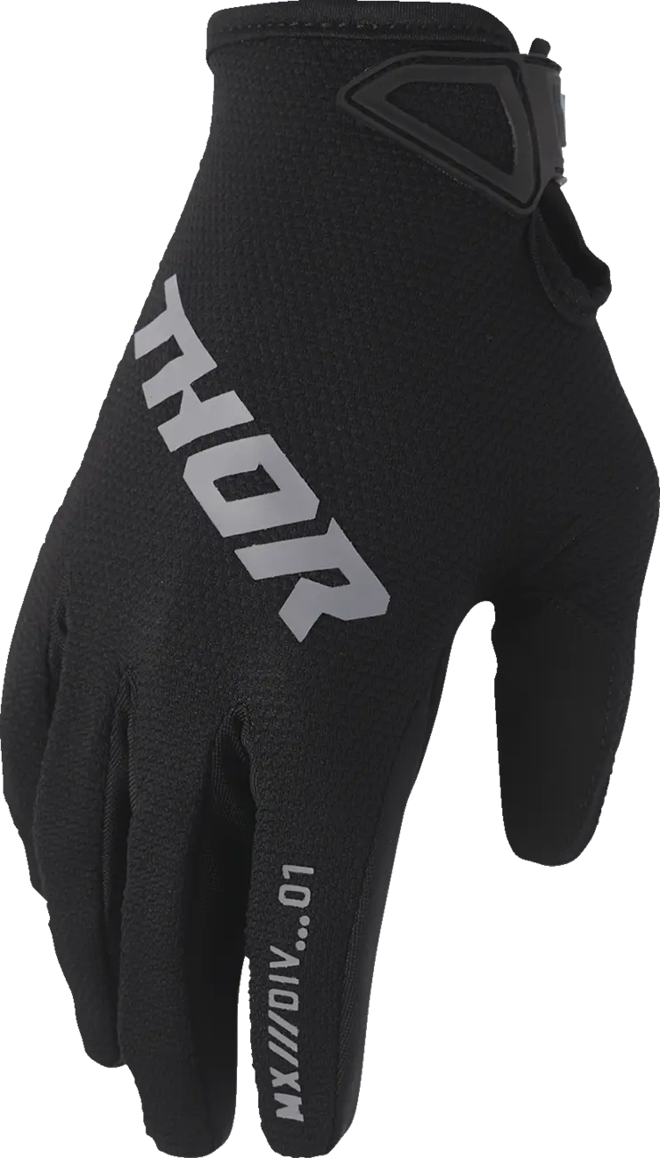 Thor Youth Ridemode Static Mx Gloves - Black
