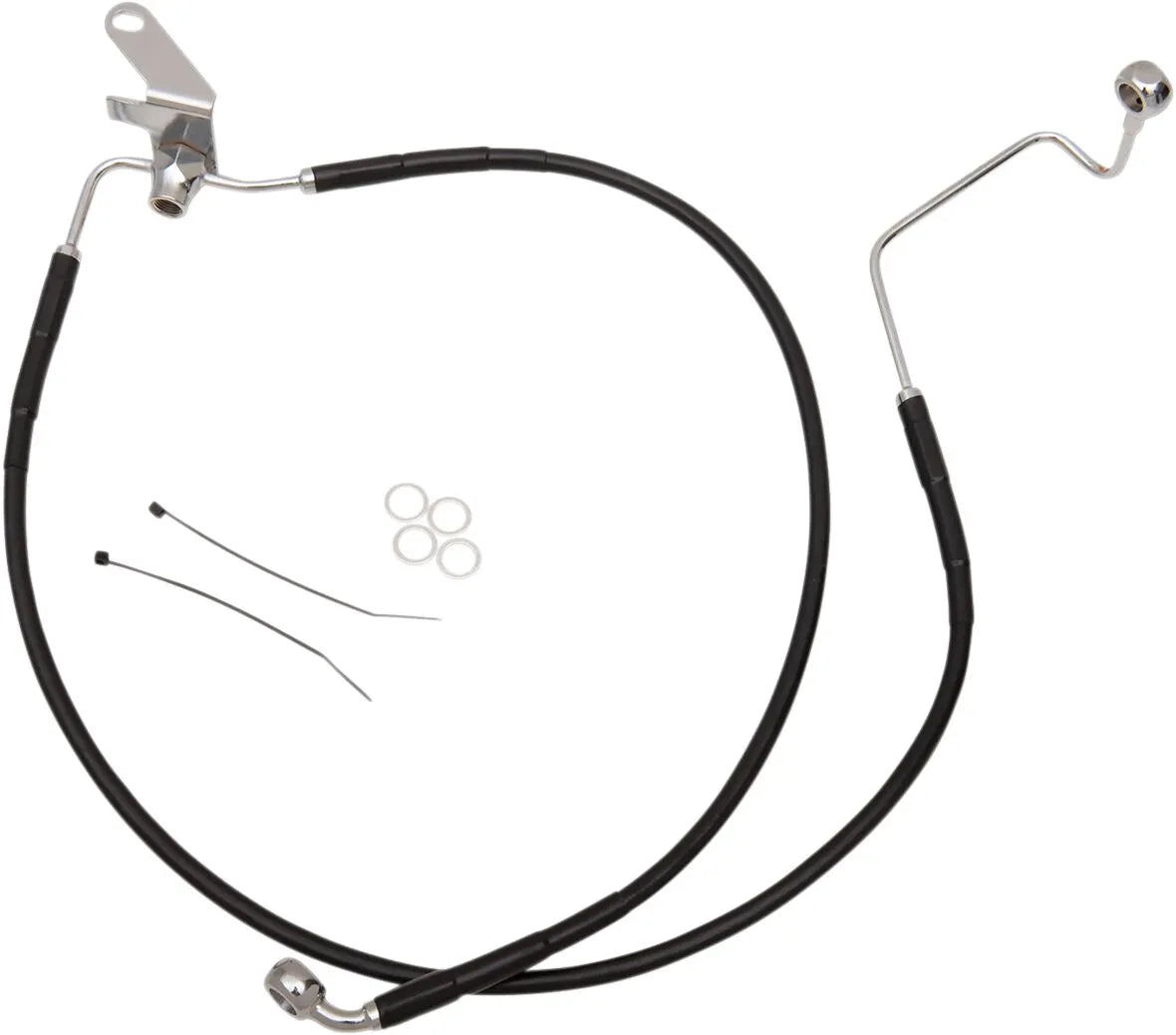 Drag Specialties Verlängerter Bremsschlauch-Kit für hinten
