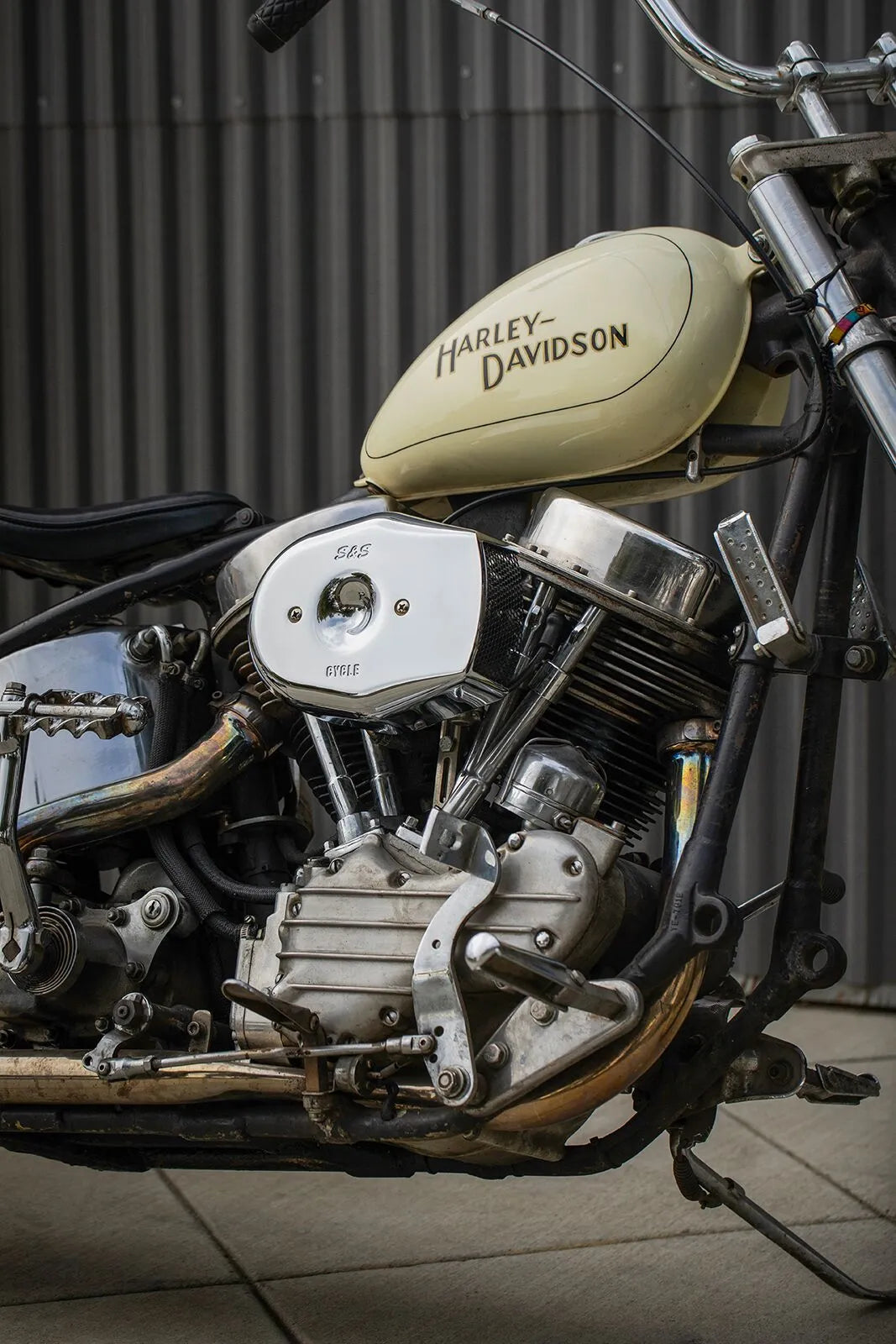 S&s Cycle Stealth Air Cleaner Cover - Chrome Tribute Design