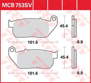 Trw Sv Serie Sintermetall Bremsbeläge Für Vorderbremse - Vorne