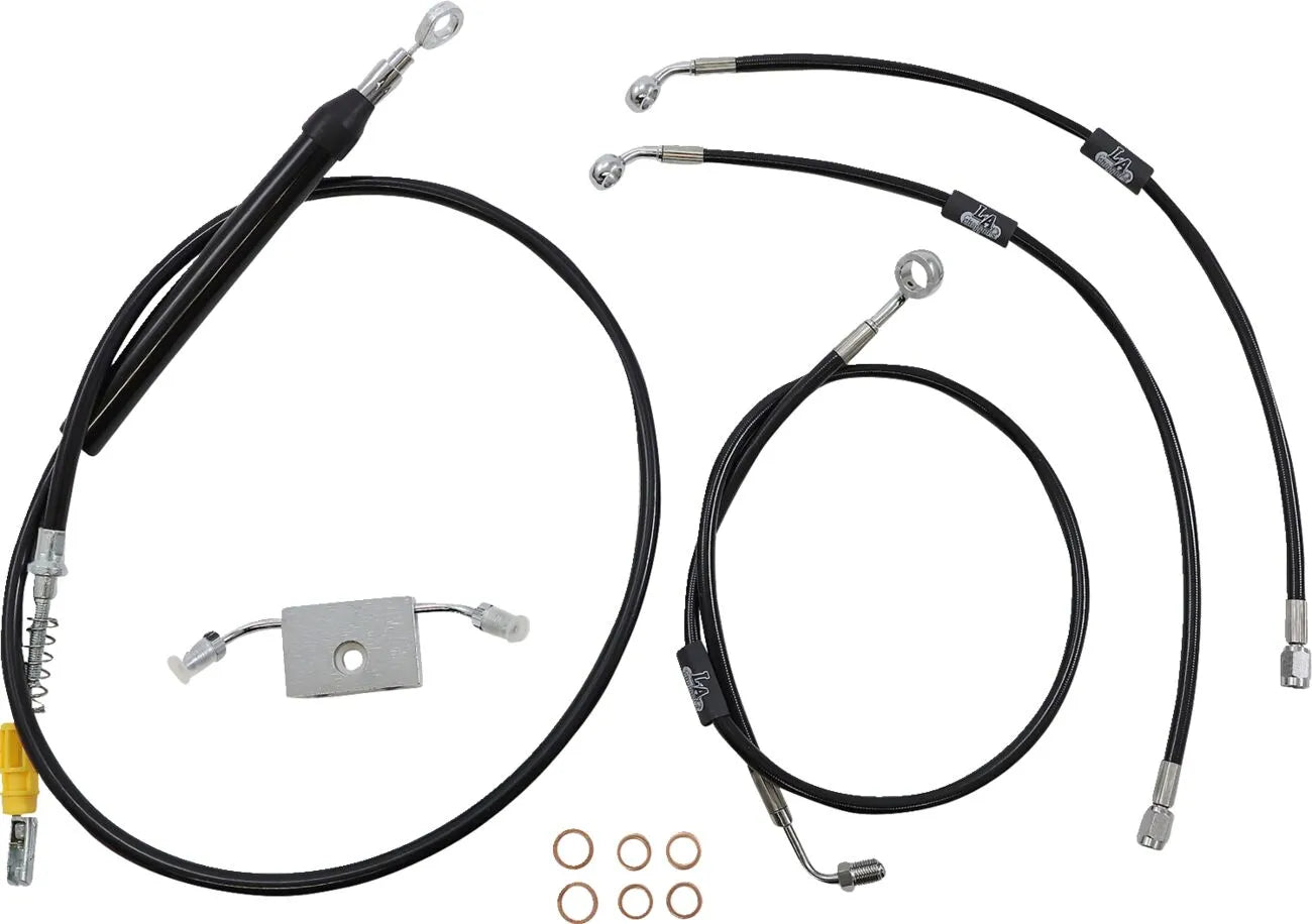 La Choppers Standard Handlebar Cable/Brake Line Kit for Ape