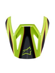 Alpinestars Youth SM3 Fray Helmet Visor Red/Yellow/Black