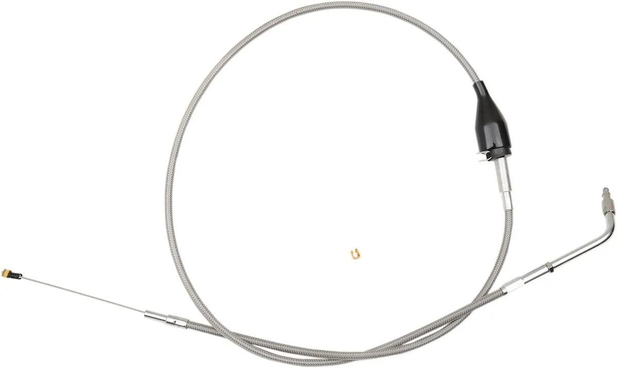 La Choppers Braided Stainless Handlebar Idle Cable