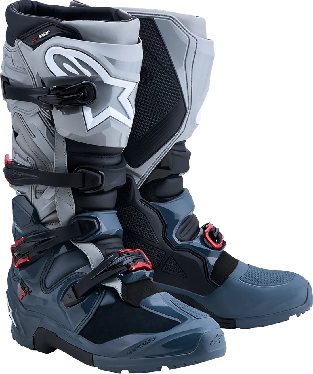 Alpinestars Tech 7 Enduro Drystar Boots Dark Gray/Red