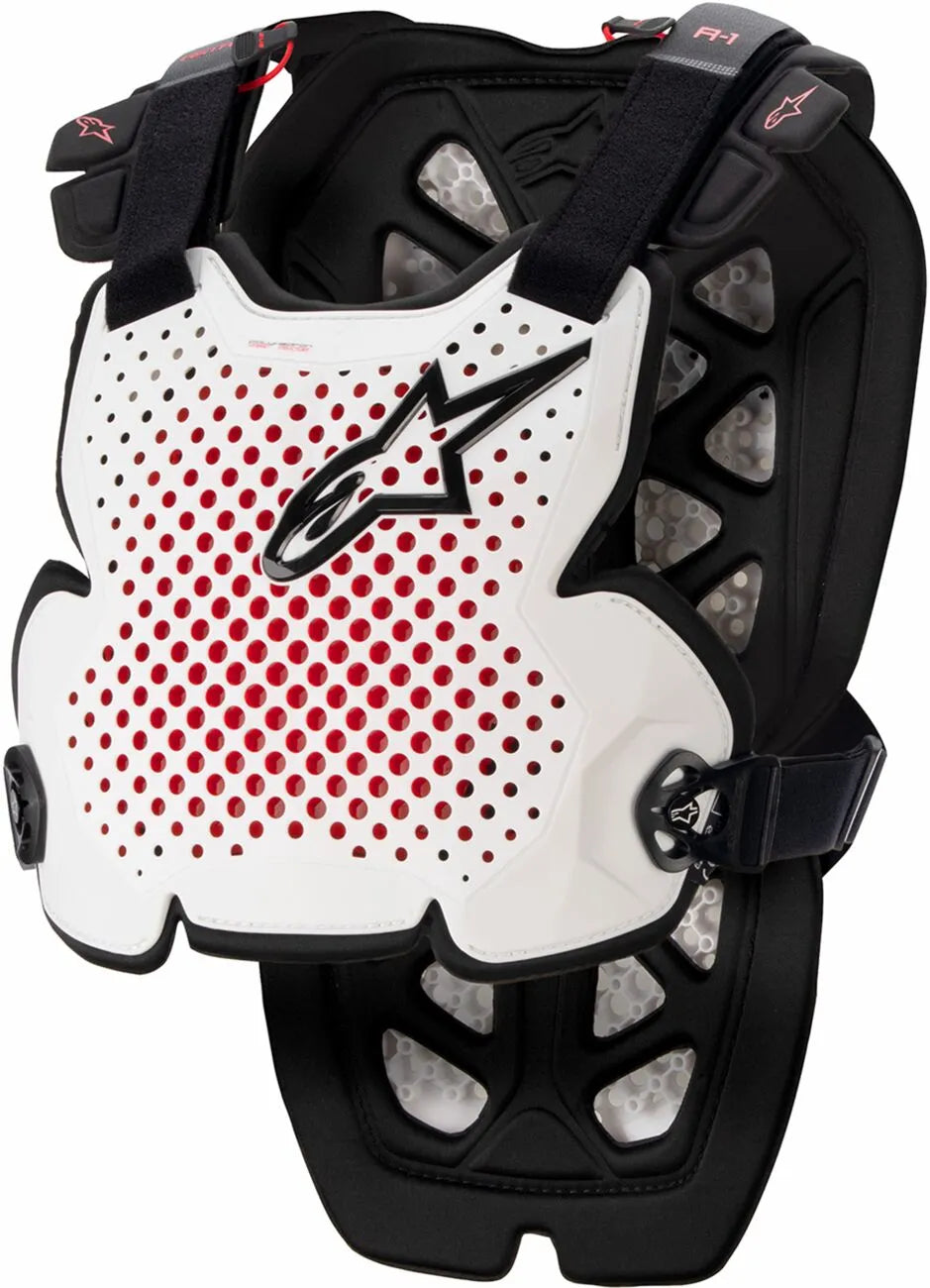 Alpinestars a-1 Pro Chest Guard White Black Red