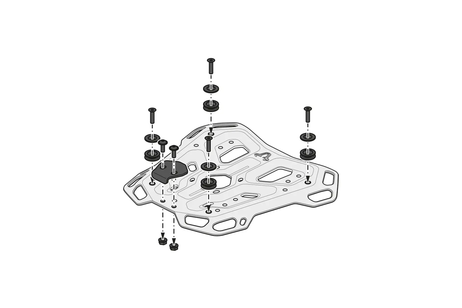 Sw-motech Adapter Kit For Adventure Racks