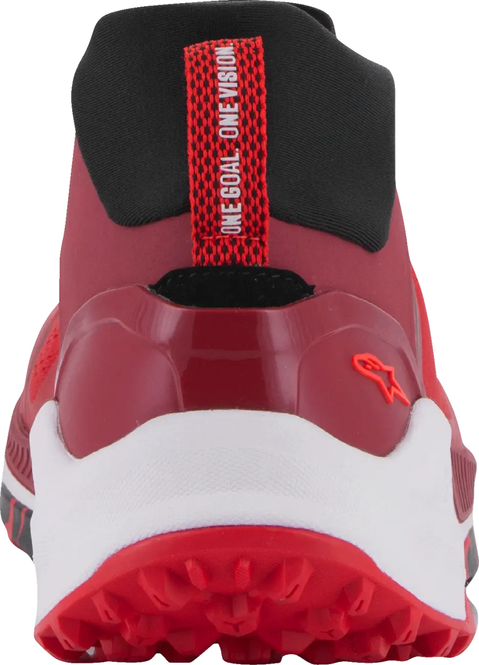 Alpinestars Meta XR V2 Shoes Brown Red Dark Red White