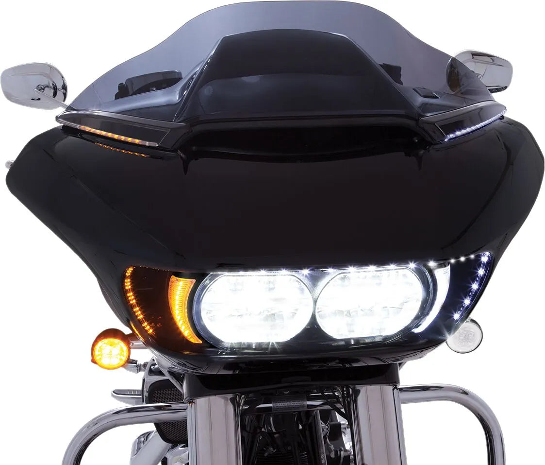 Ciro Horizon Led Windshield Trim - White/amber