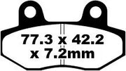 Ebc Sfa Serie Organische Roller Bremsbeläge - Vorne & Hinten