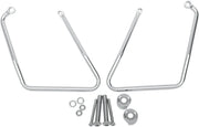 Drag Specialties Chrome Saddlebag Support Brackets