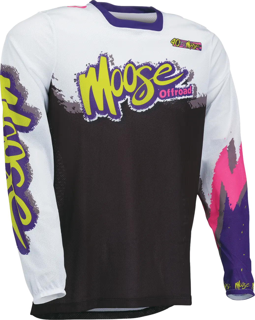 Moose Offroad Sahara LE Jersey White/Black/Purple