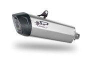 Spark Fighter Evo Slip-on Schalldämpfer mit Carbon Endkappe - ECE Straßenzulassung