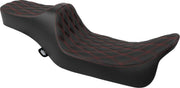 2-Up Drag Specialties Extended Reach Predator Iii Seat - For Harley Davidson