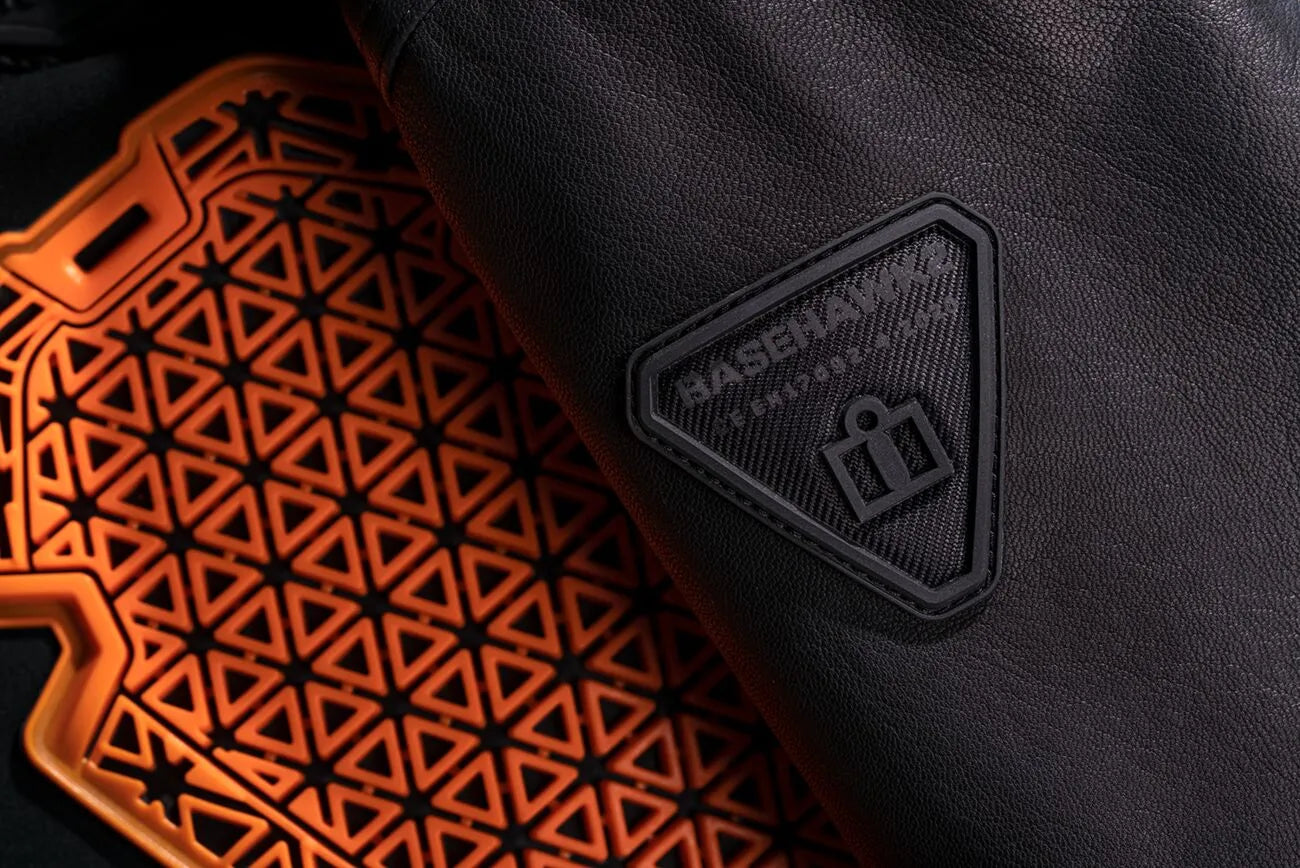 Icon Basehawk2™ Leather Motorcycle Jacket For Men - Black