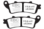 Ebc Vee Semi-Sinter Bremsbeläge - Hinten