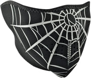 Zan Headgear Neoprene Half Mask Spider Web