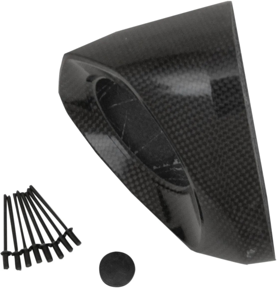Akrapovic Carbon Fiber Slash-cut Exhaust End Cap