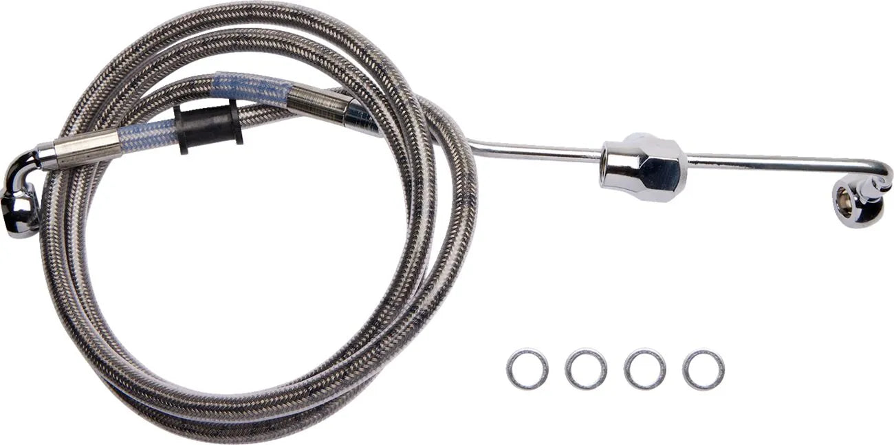 Drag Specialties Hinterradbremsleitung für Nicht-ABS-Systeme