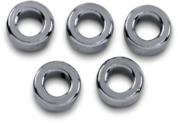 Drag Specialties Chrome Spacer 3/8" Bolt 0.75" OD 3/8" Length 5