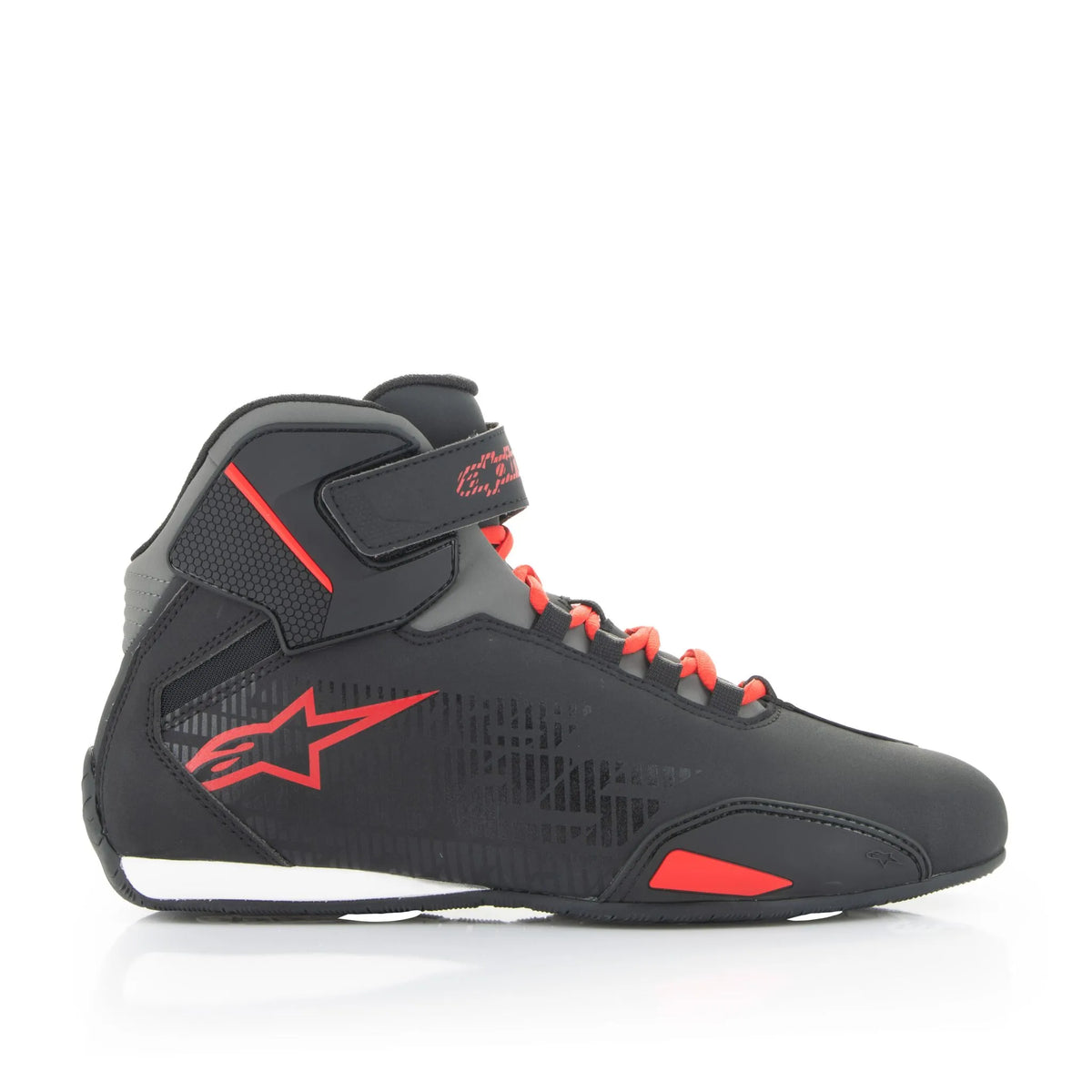 Alpinestars Sektor Riding Shoes Black Red