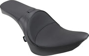 Drag Specialties Solo Leather Seat - For Harley Davidson