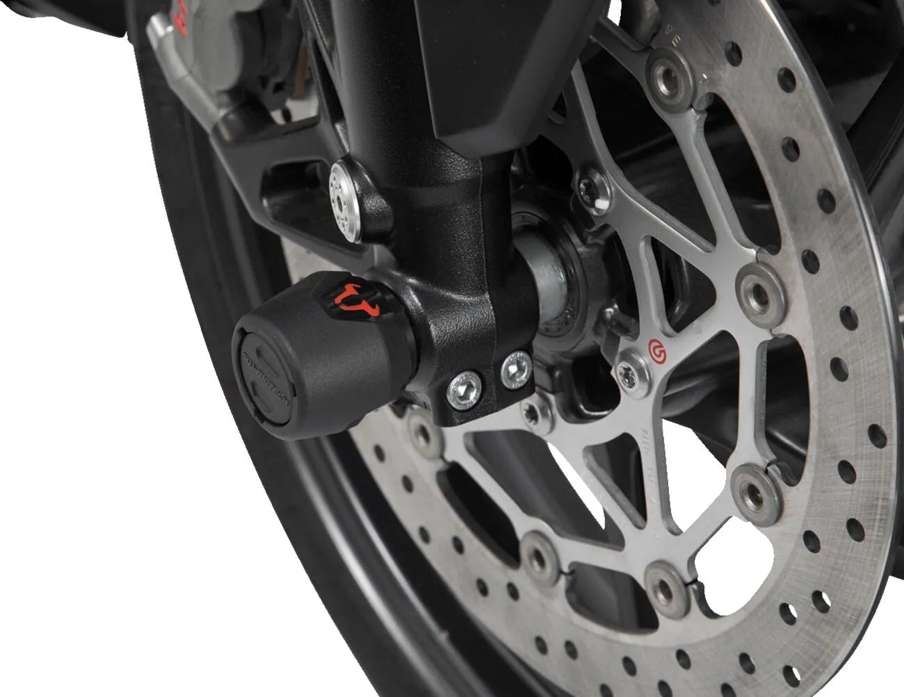 Sw-motech Front Axle Slider - Enhanced Protection