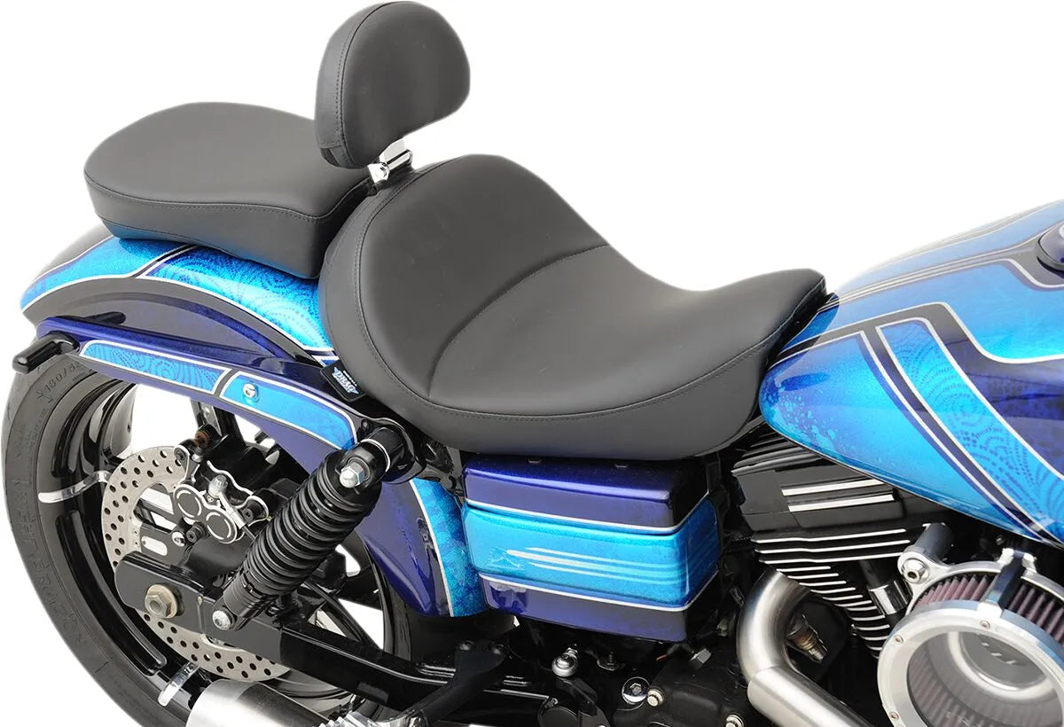 Drag Specialties Solo Seat - Double Diamond - Black - 0803-0555