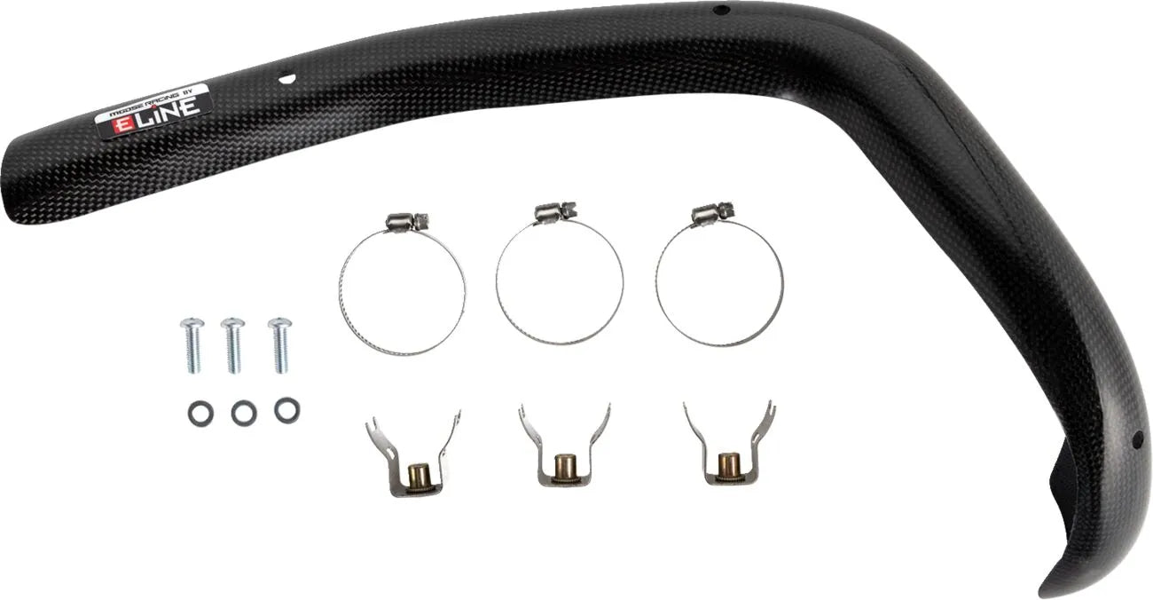 Moose Offroad Carbon Fiber Auspuff Hitzeschild