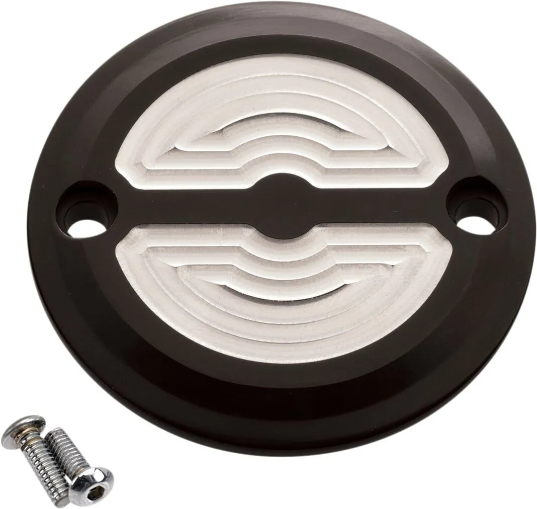 Joker Machine Timing Cover For Harley Davidson - Black Billet Aluminum