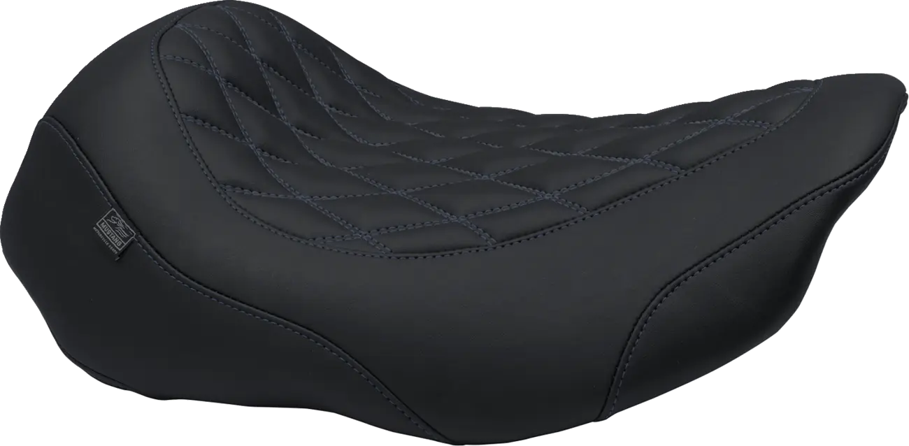 Mustang Wide Tripper Solo Seat - For Harley Davidson