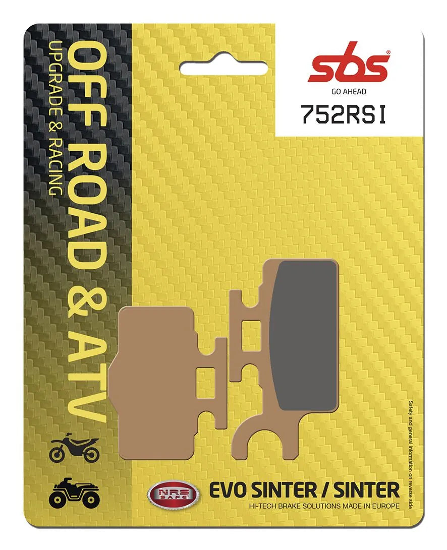 Sbs Rsi Brake Pads - High-performance Sintered Metal - Front