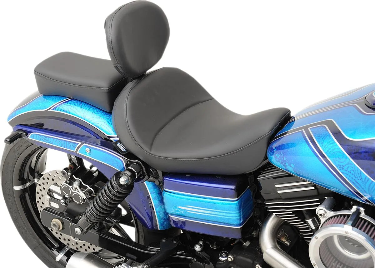 Drag Specialties Solo Seat - Double Diamond - Black - 0803-0555