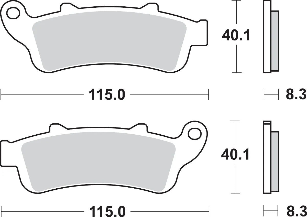 Sbs Hs Street Excel Sintered Front Brake Pads - Front