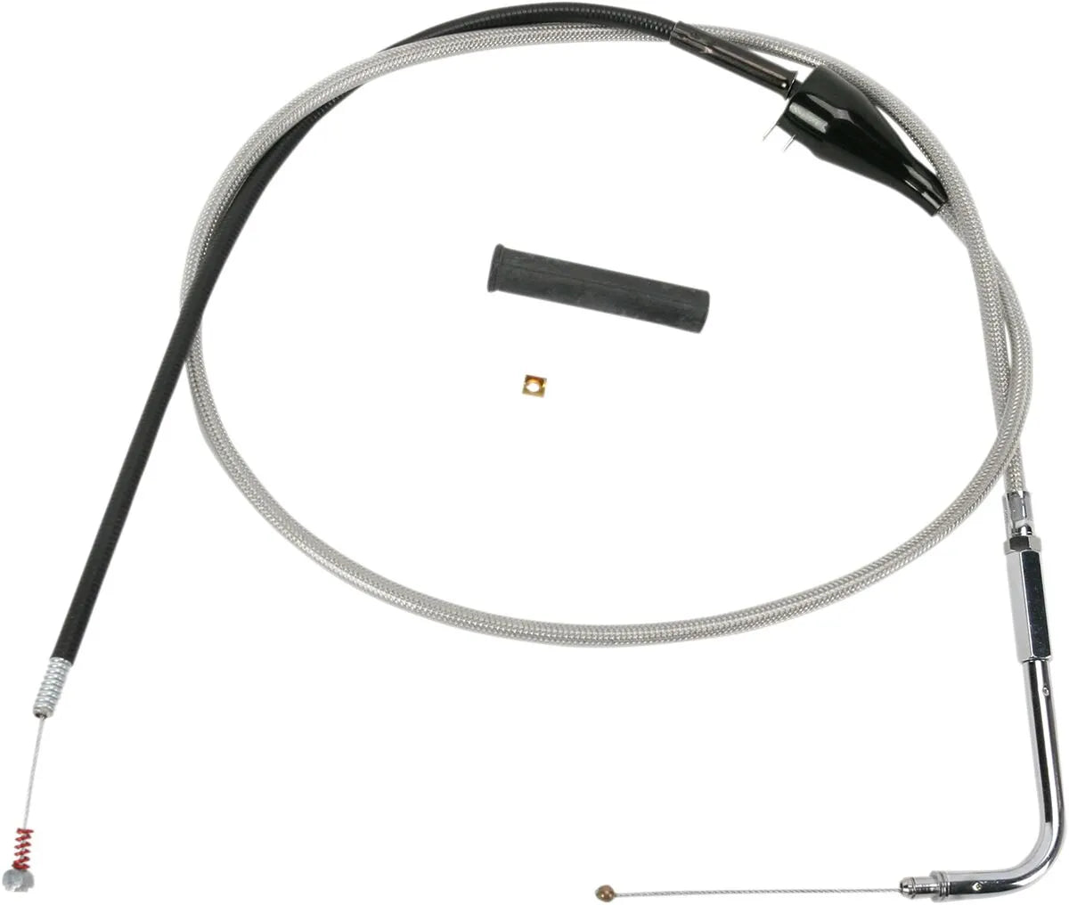 Drag Specialties Stainless Braided Idle Cable